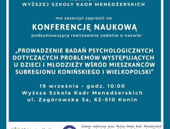 Konferencja naukowa w&nbsp;Wyższej Szkole Kadr Menedżerskich