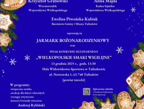 Zasmakuj wielkopolskich Świąt na&nbsp;Jarmarku Bożonarodzeniowym w&nbsp;Tuliszkowie