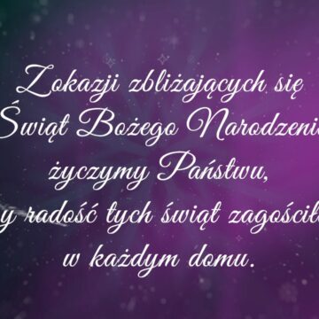 Świąteczne życzenia pracowników i&nbsp;Zarządu PGKiM w&nbsp;Koninie