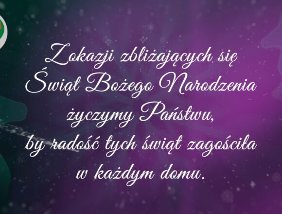 Świąteczne życzenia pracowników i&nbsp;Zarządu PGKiM w&nbsp;Koninie