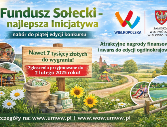 „Fundusz Sołecki – najlepsza Inicjatywa” nabór do&nbsp;piątej edycji konkursu